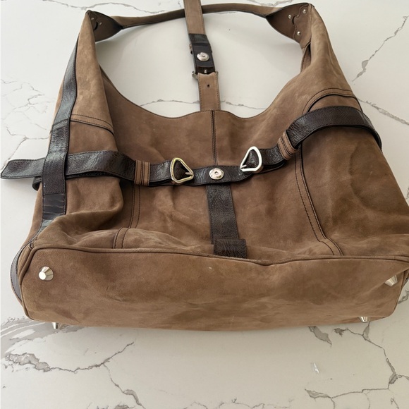 Emanuel Ungaro Brown Leather Women's Tote - Picture 6 of 7